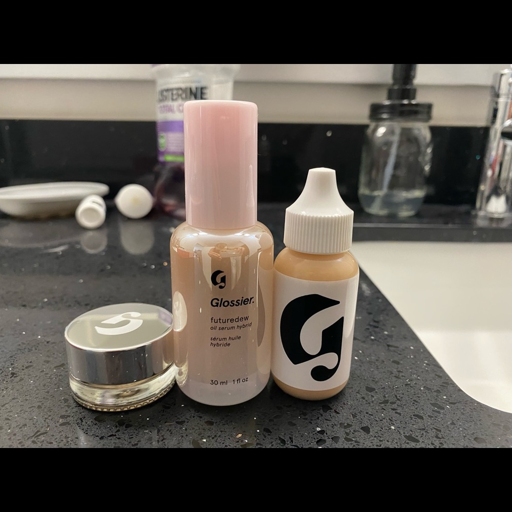 Brand New Glossier Trio-Future Dew, Skin Perfecting Tint and Stretch Concealer